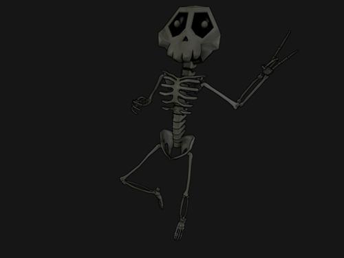 Cartoon_Skeleton_Rigged preview image